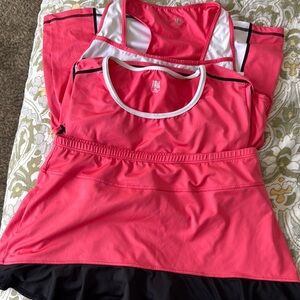 Tail 3 Piece Tennis Outfit (tank, skirt and long sleeve shirt)